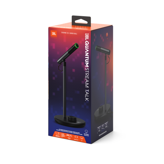 JBL Quantum Stream Talk - Black - USB condenser microphone for streaming, recording and gaming. - Detailshot 15